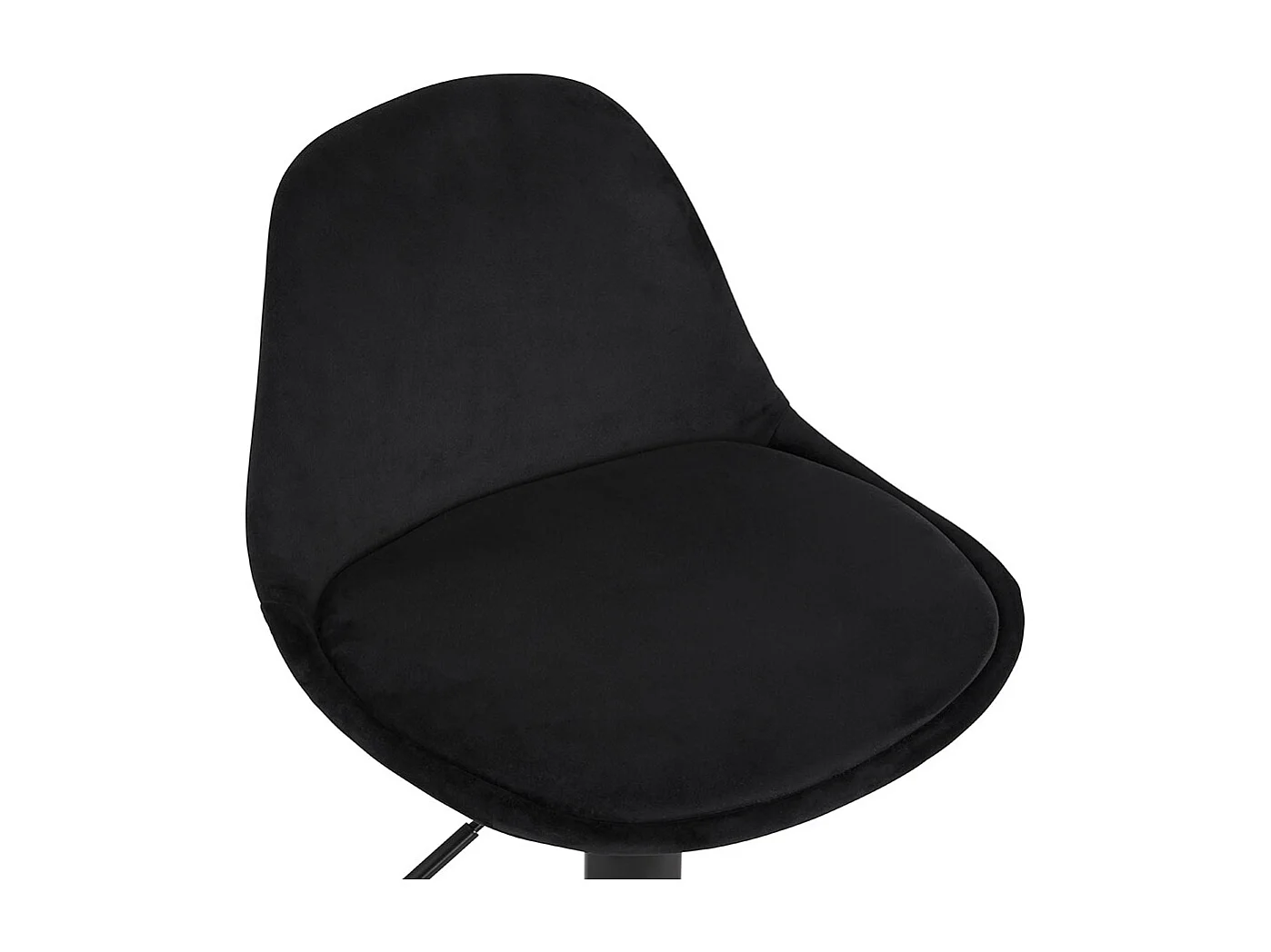 Verstellbarer Hocker - FINLEY - Schwarz - 45x45x87-107 cm