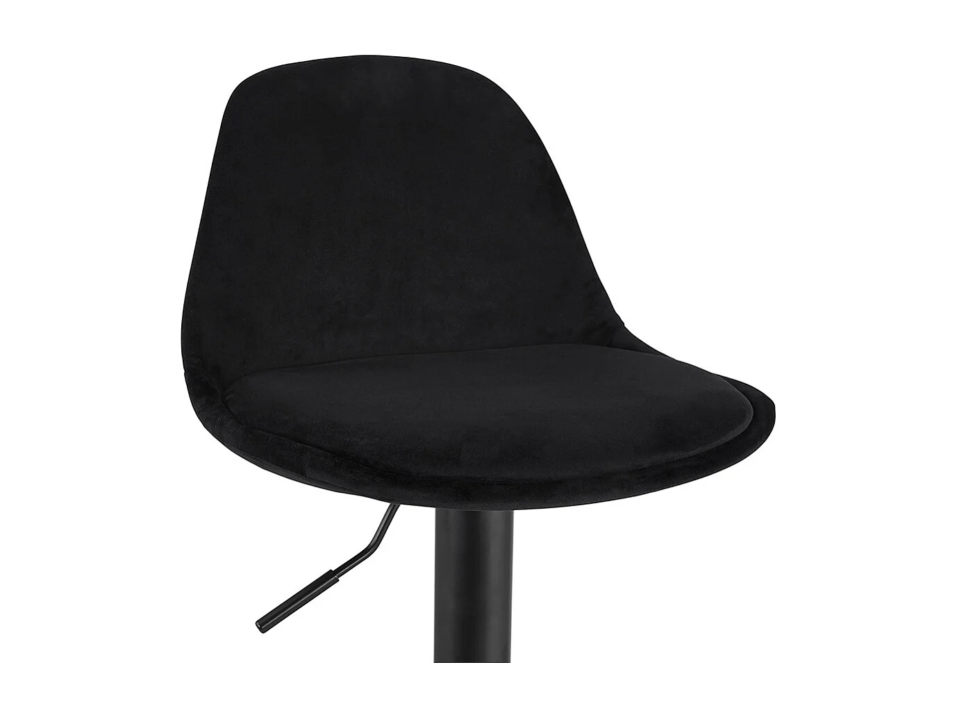 Verstellbarer Hocker - FINLEY - Schwarz - 45x45x87-107 cm