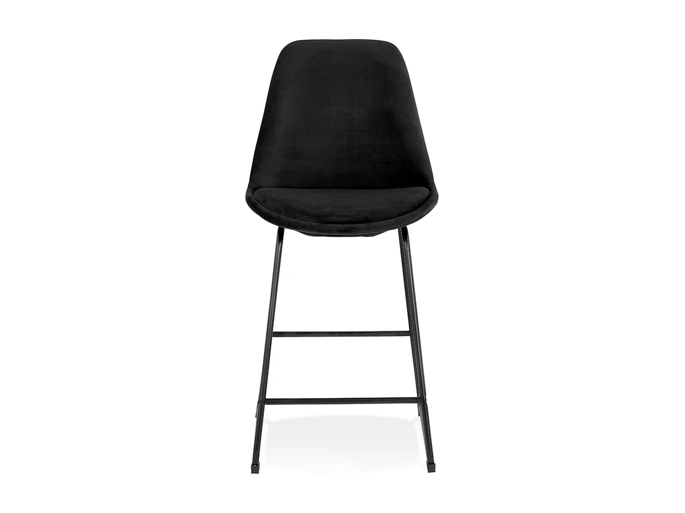 Sgabello per snack -BULLY - Nero - 48x55x109 cm