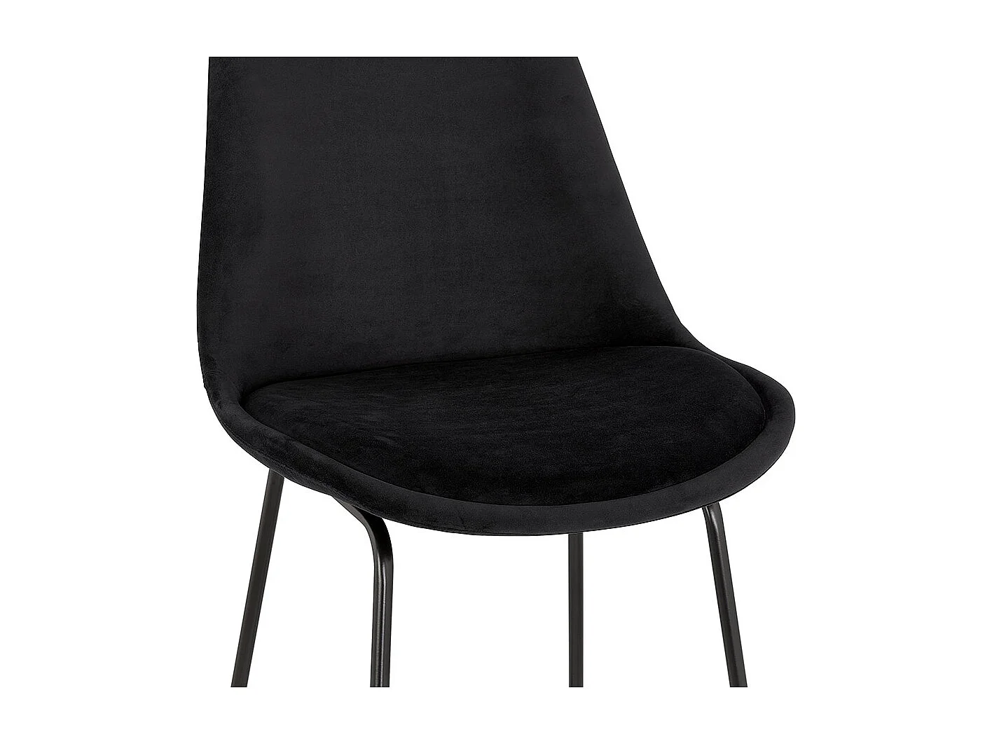 Sgabello per snack -BULLY - Nero - 48x55x109 cm