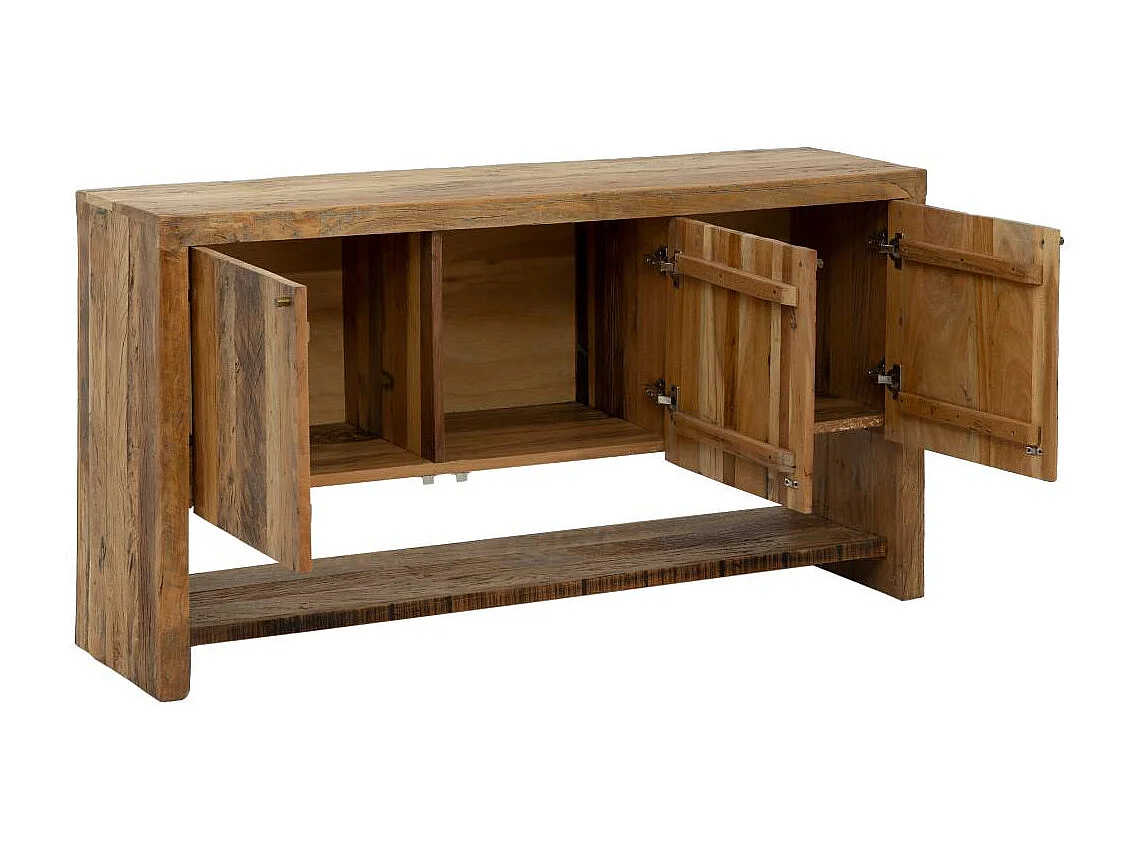 Meuble sous vasque en bois recyclé Naël