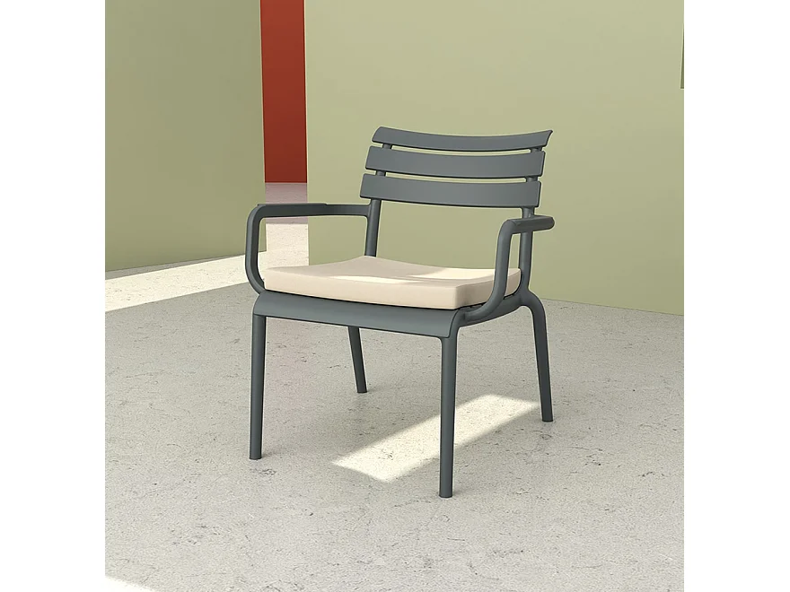 Cuscino del sedile -CUSHION AROMA - Beige - 50x50x5 cm