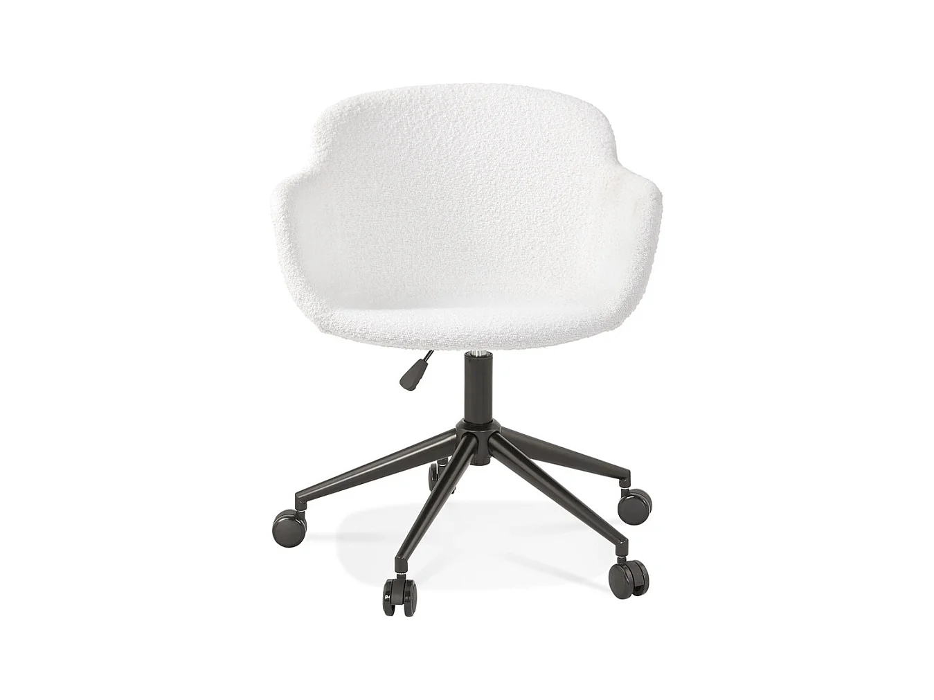 Bürostuhl - VIVIANE - Weiß - 59x54x80 cm