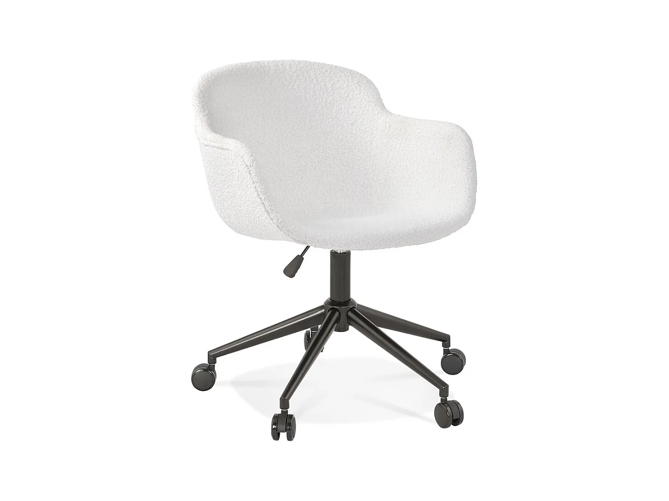 Bürostuhl - VIVIANE - Weiß - 59x54x80 cm
