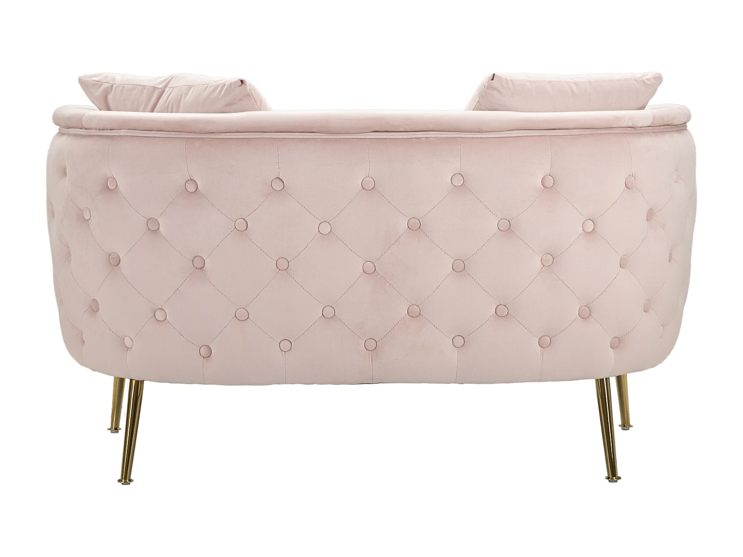 Divanetto Bucarest Rosa Cm 127X74X73