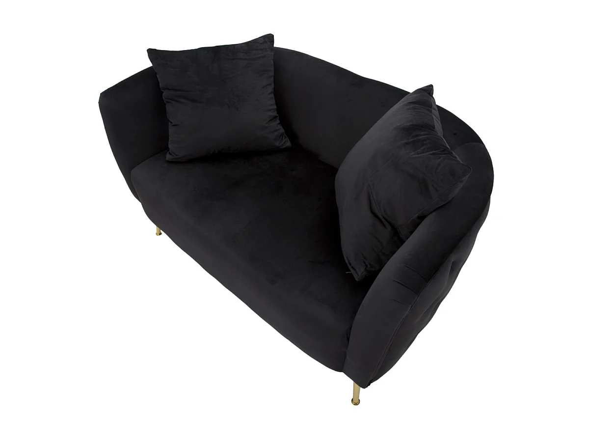 Sofa Bucharest Czarna Cm 127X74X71