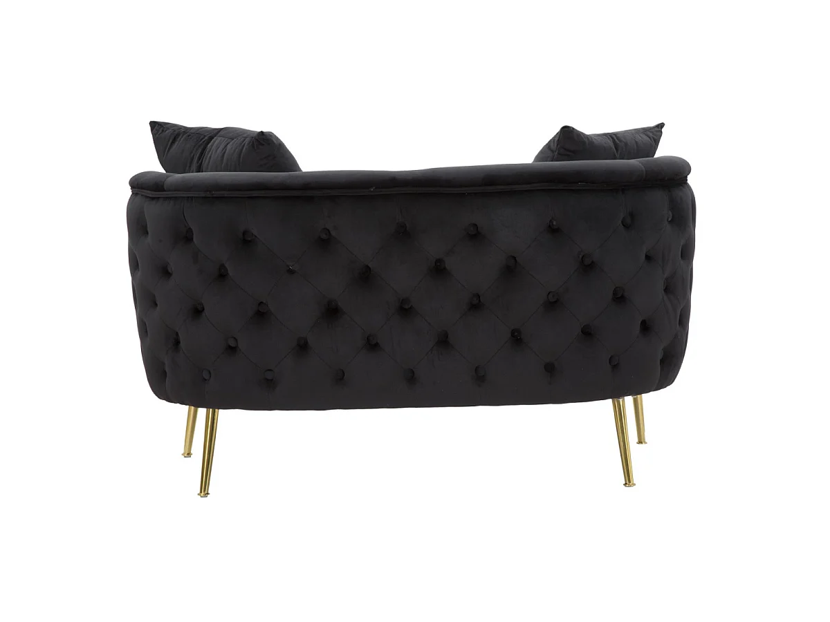 Sofa Bucharest Czarna Cm 127X74X71