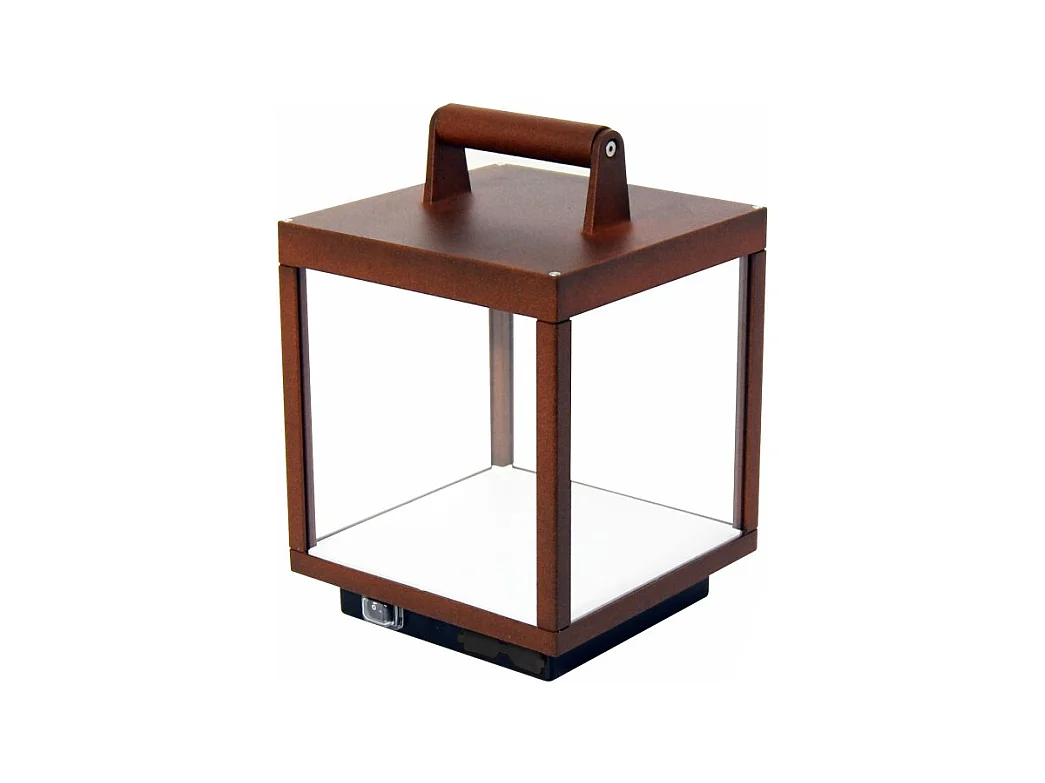 5W Corten LED-vizierlantaarn op batterijen, IP54