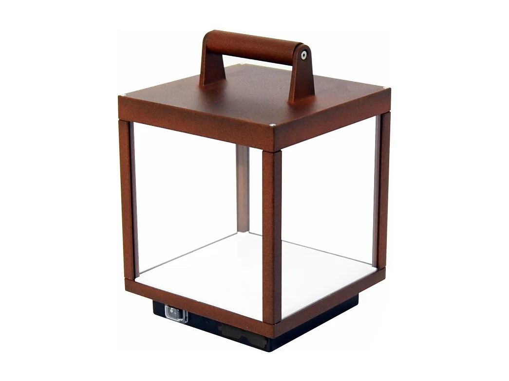 Lanterne à visière LED Corten alimentée par batterie 5W, IP54