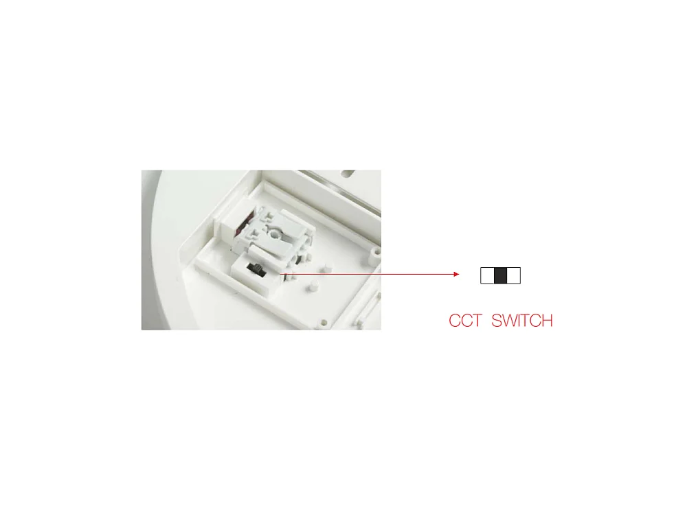 Runde LED-Deckenleuchte 25W CCT Switch IP54