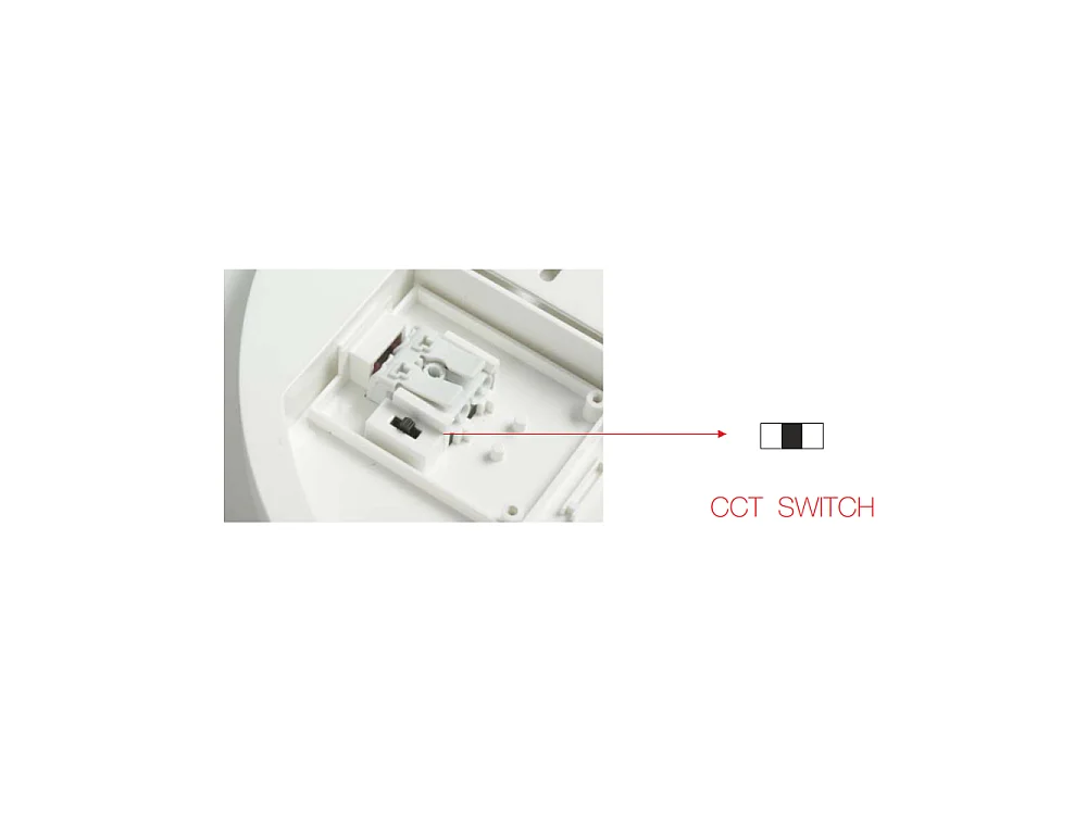 Plafón LED redondo 25W CCT Switch IP54