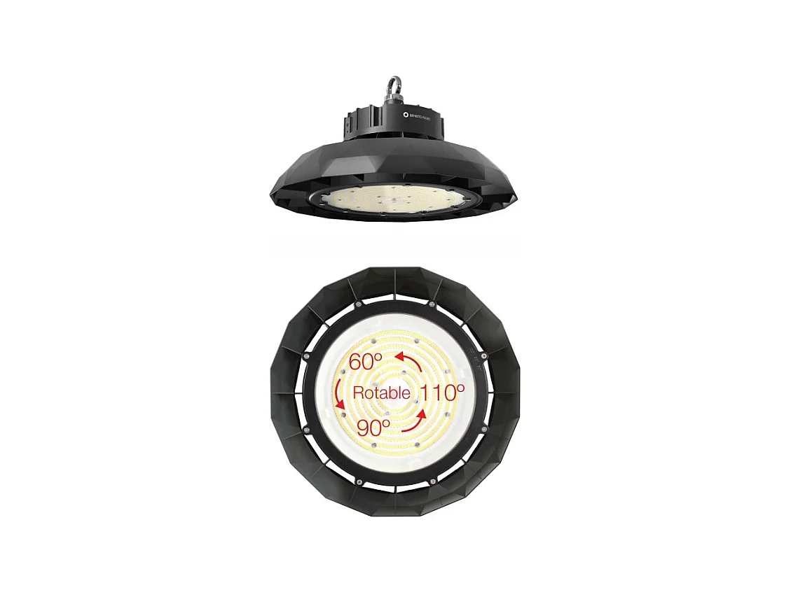Lampe LED industrielle UFO LENS DALI 150W 100-260V 4000K