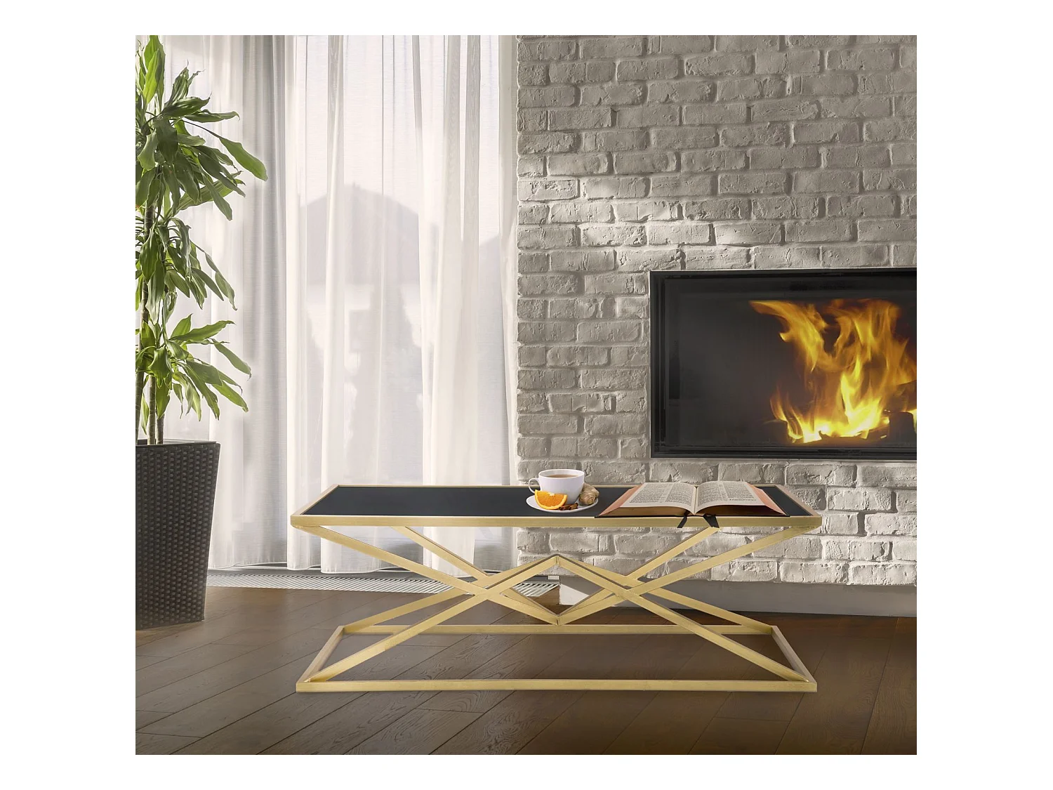 PIRAMID-COUCHTISCH CM 110X60X45