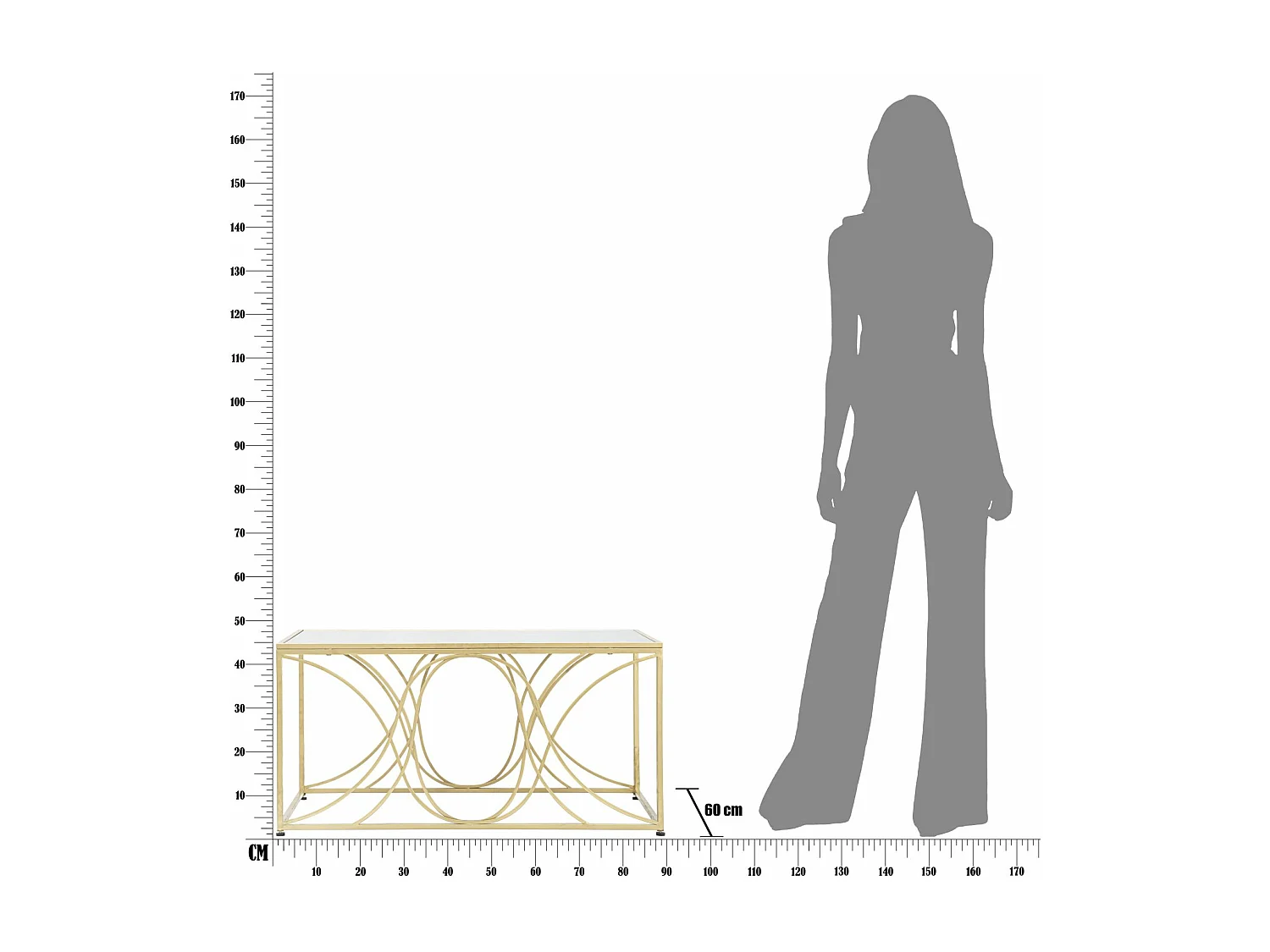 Stolik kawowy Exy 90X60X45 cm