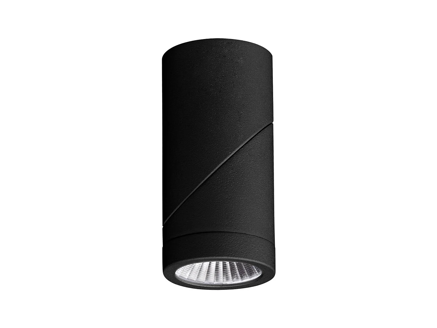 7Watt Plus-Tricolor Schwarze zylindrische verstellbare LED-Wandleuchte