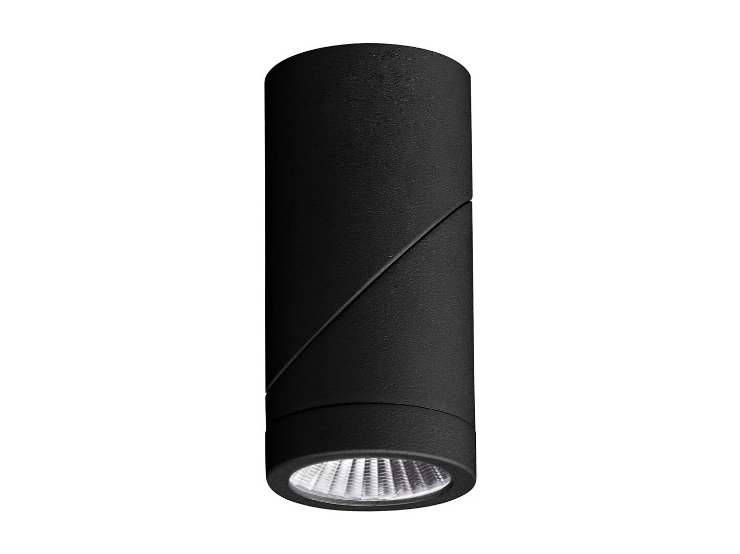 7Watt Plus-Tricolor Schwarze zylindrische verstellbare LED-Wandleuchte