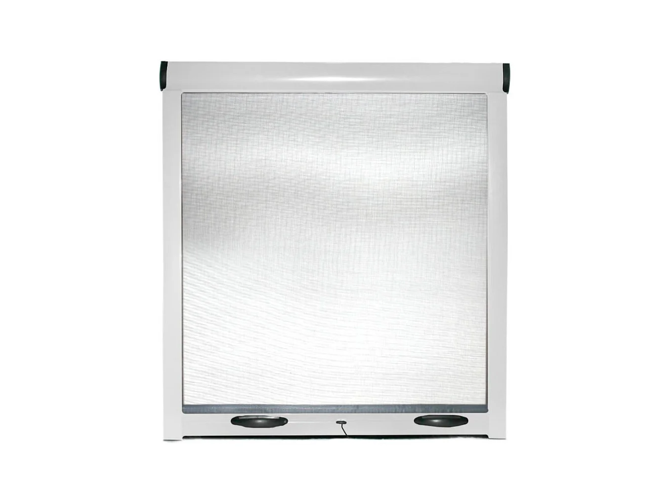 Moustiquaire à enroulement en kit réductible universel pour fenêtres verticales EASY-UP Blanc 80x170