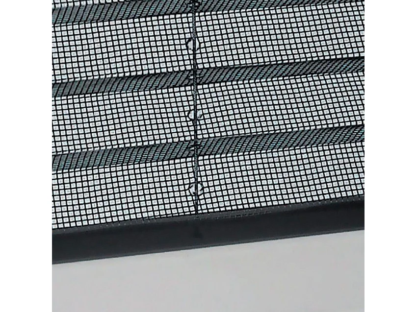 Moustiquaire plissée en kit réductible universel Mélodie pour fenêtre verticale 160x160 Blanc