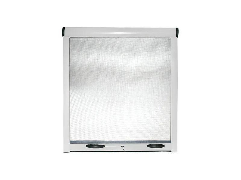 Roll-Moskitonetz im universellen Reduzierset für vertikale Fenster EASY-UP Weiß 60x150