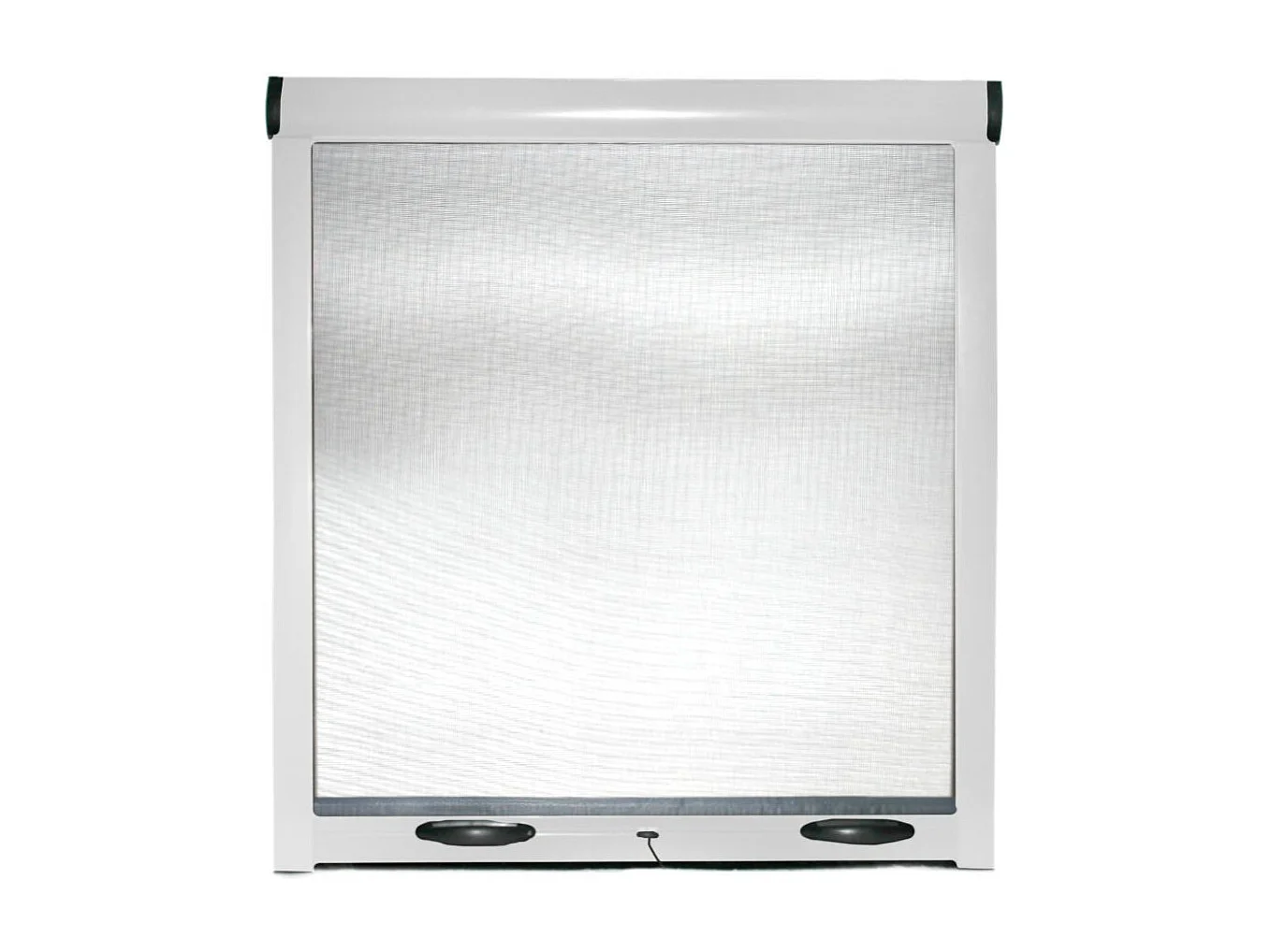 Moustiquaire à enroulement en kit réductible universel pour fenêtres verticales EASY-UP Blanc 60x150