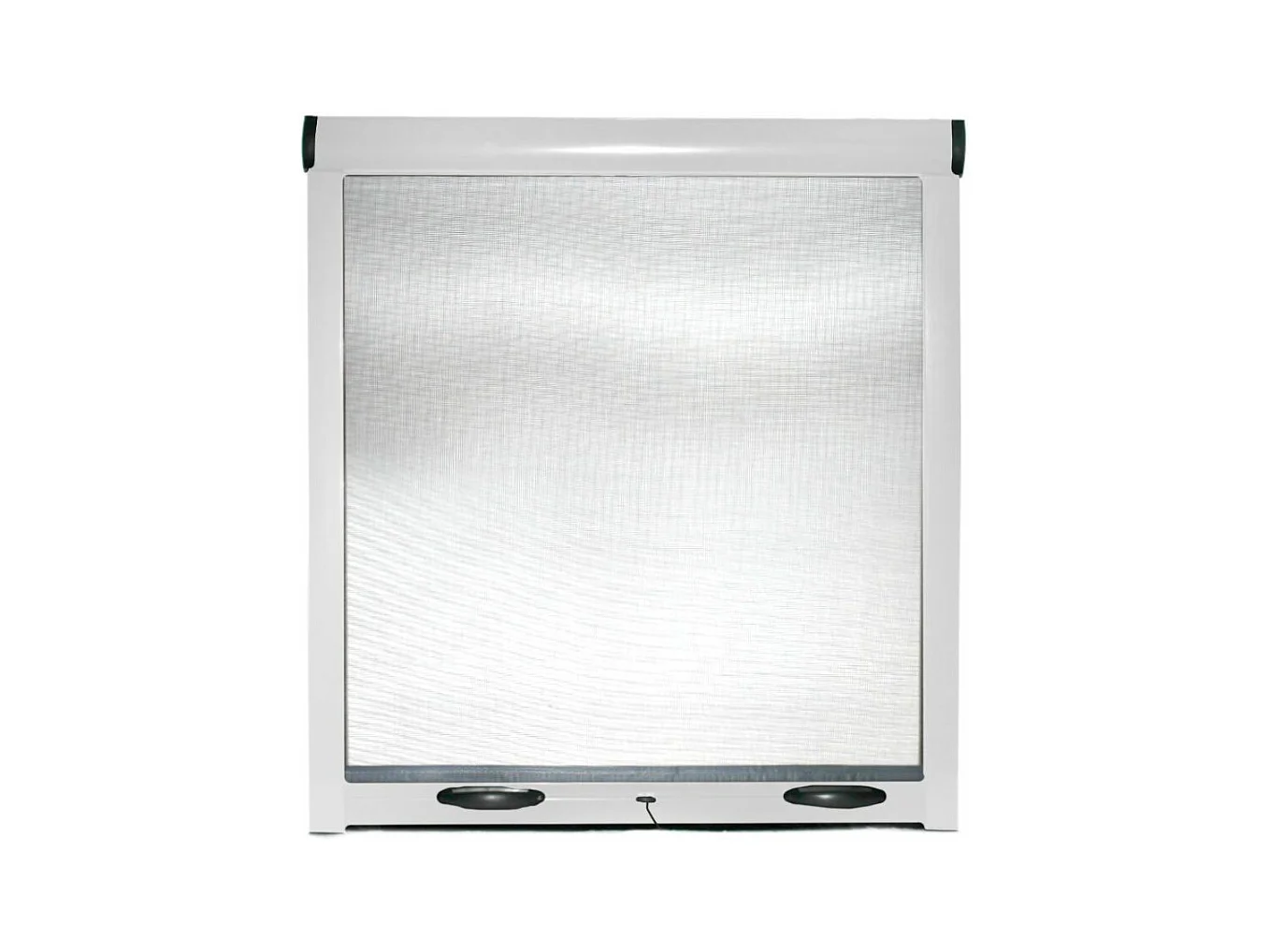 Moustiquaire à enroulement en kit réductible universel pour fenêtres verticales EASY-UP Blanc 60x150