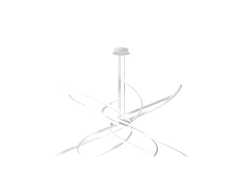 Lustre LED moderne Top Light Tornado 88W 5950LM 1163/S100 blanc