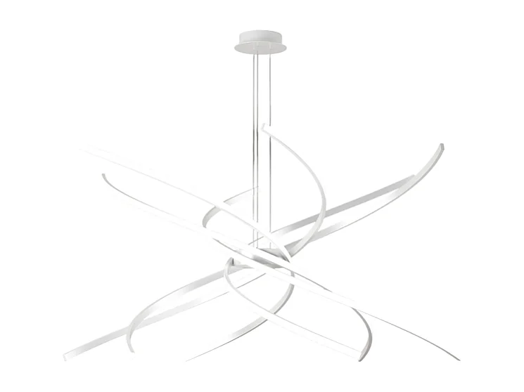 Moderner LED-Kronleuchter Top Light Tornado 88W 5950LM 1163/S100 Weiß