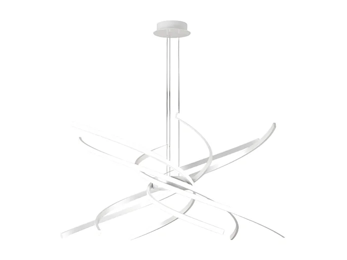 Lustre LED moderne Top Light Tornado 69W 4450LM 1163/S80 Blanc