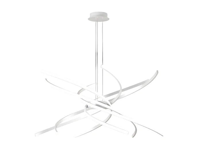 Moderner LED Kronleuchter Top Light Tornado 69W 4450LM 1163/S80 Weiß