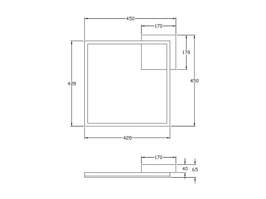 Plafon LED moderno BARD 39W preto 3394-61-101 Fabas Luce