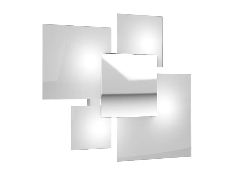 Nowoczesna Lampa Sufitowa 1088/45-BI Białe Szkło 4xG9