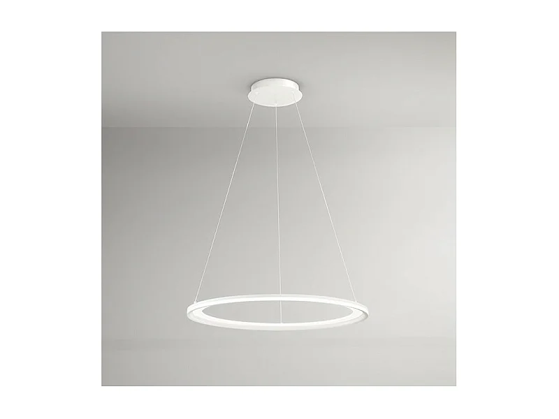 Lustre suspendu EDGE LED 86W Blanc mat Perenz