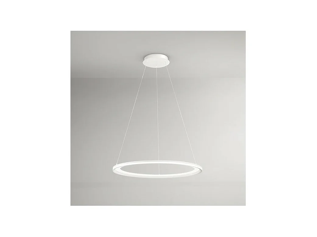Lustre suspendu EDGE LED 86W Blanc mat Perenz