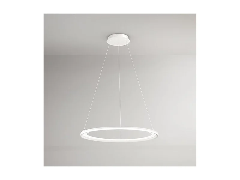 Lustre suspendu EDGE LED 86W Blanc mat Perenz