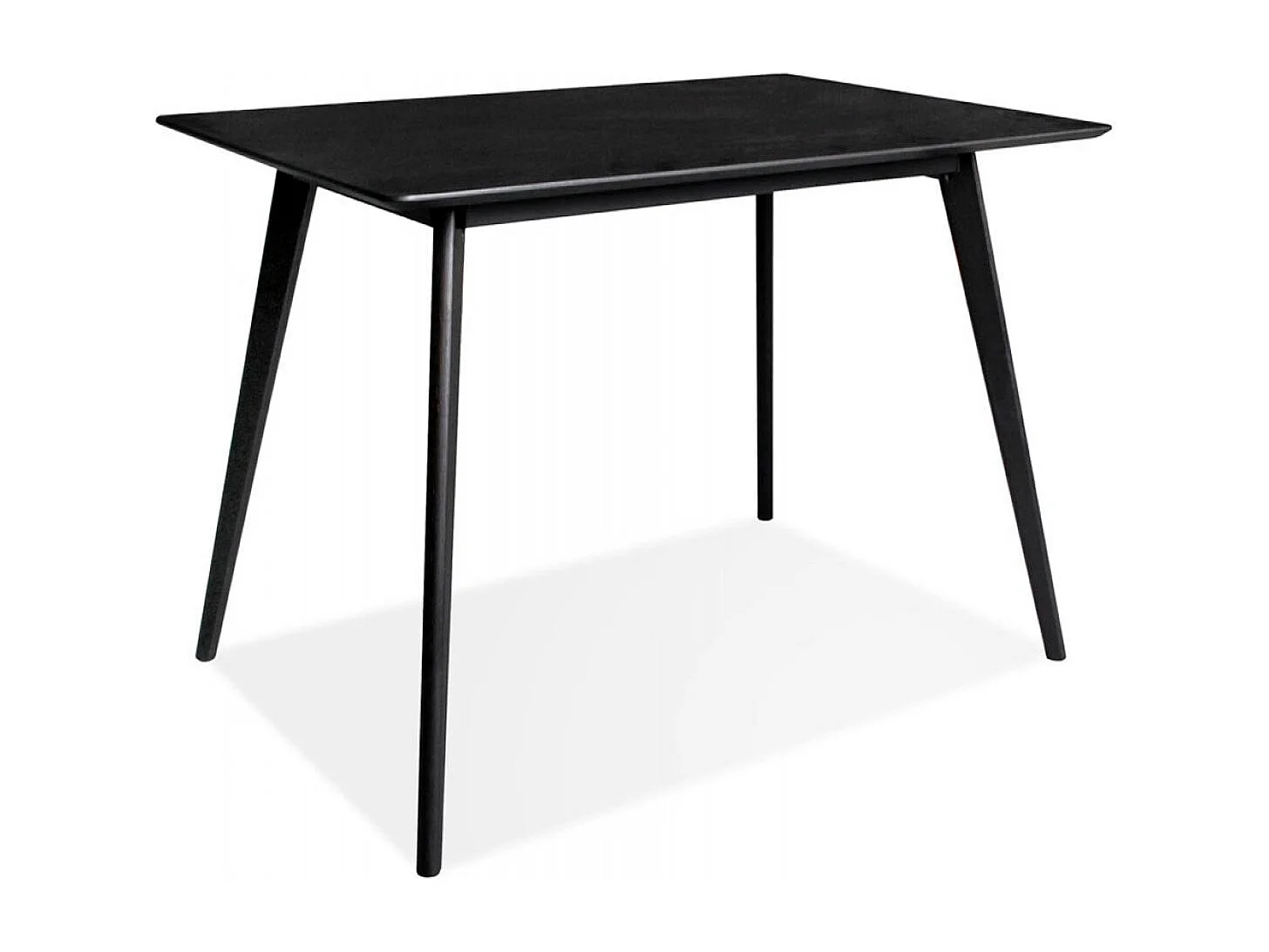 Table à Manger en Bois "Percy" 120cm Noir