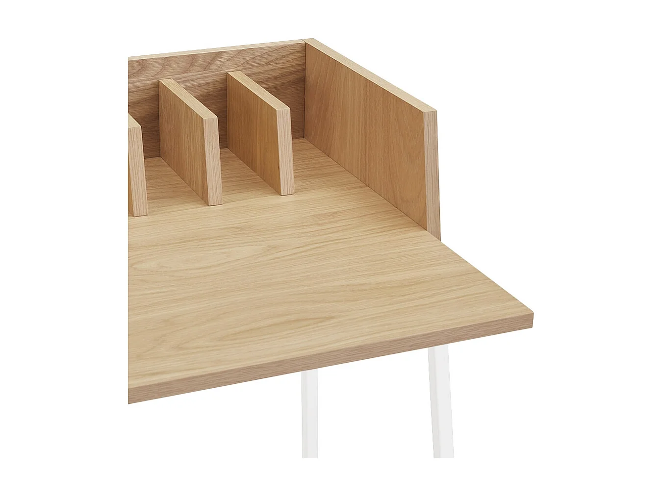 Gerader Designer-Schreibtisch - SALMON - Beige - 120x62x89 cm