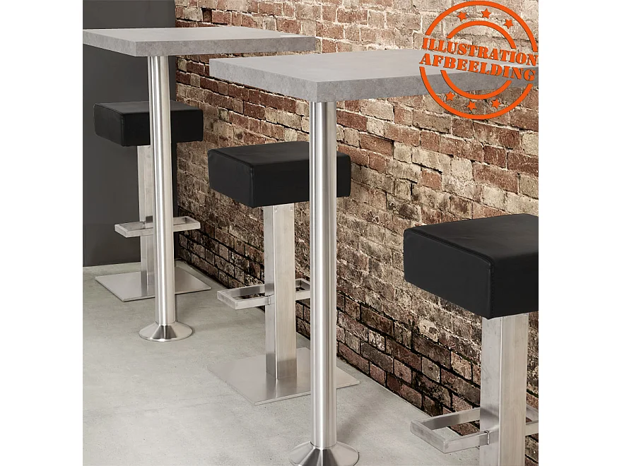 Tischbein - PIKET - grau - 33x33x110 cm