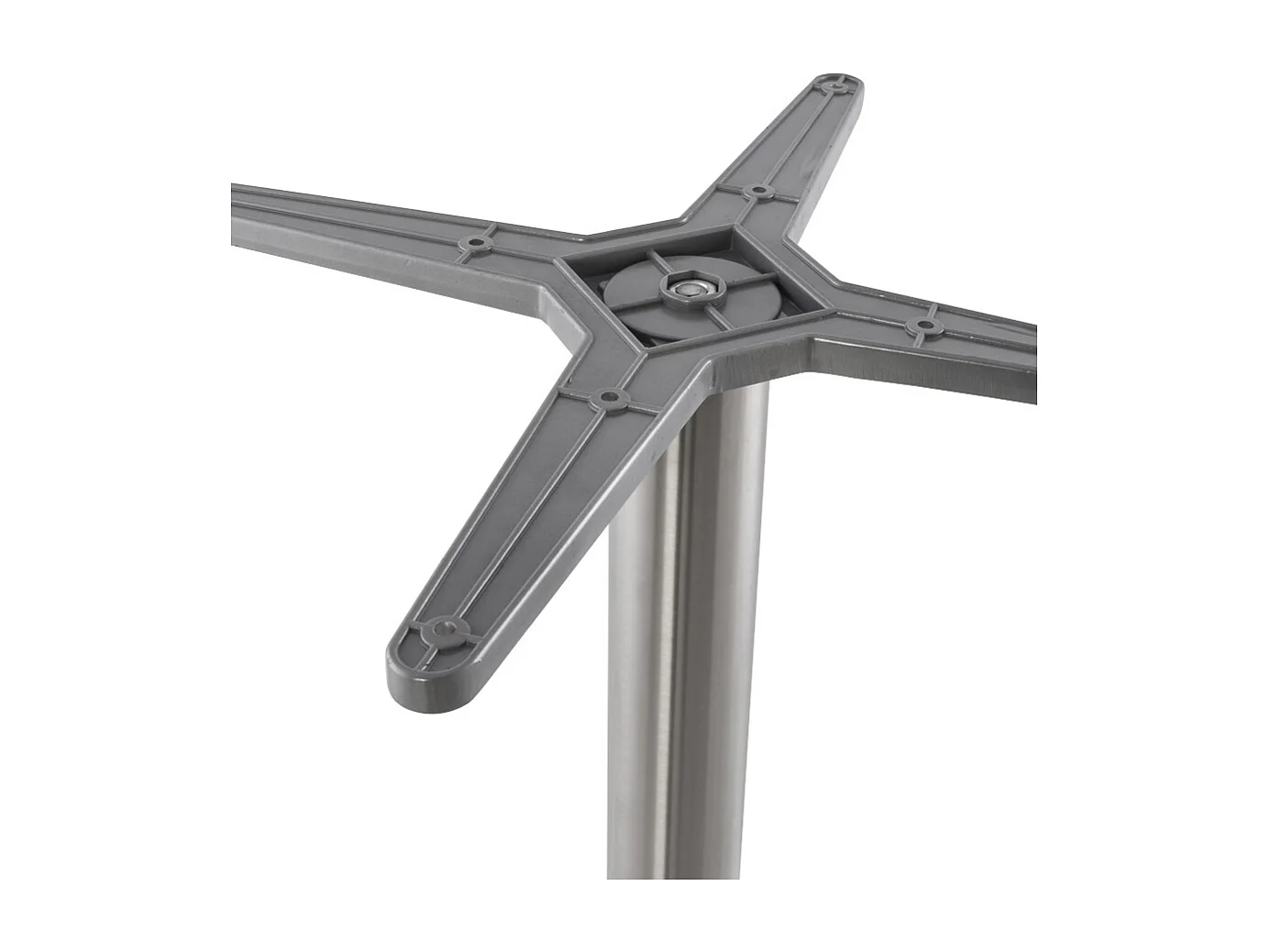 Gamba del tavolo -TARGET - Grigio - 47x47x110 cm