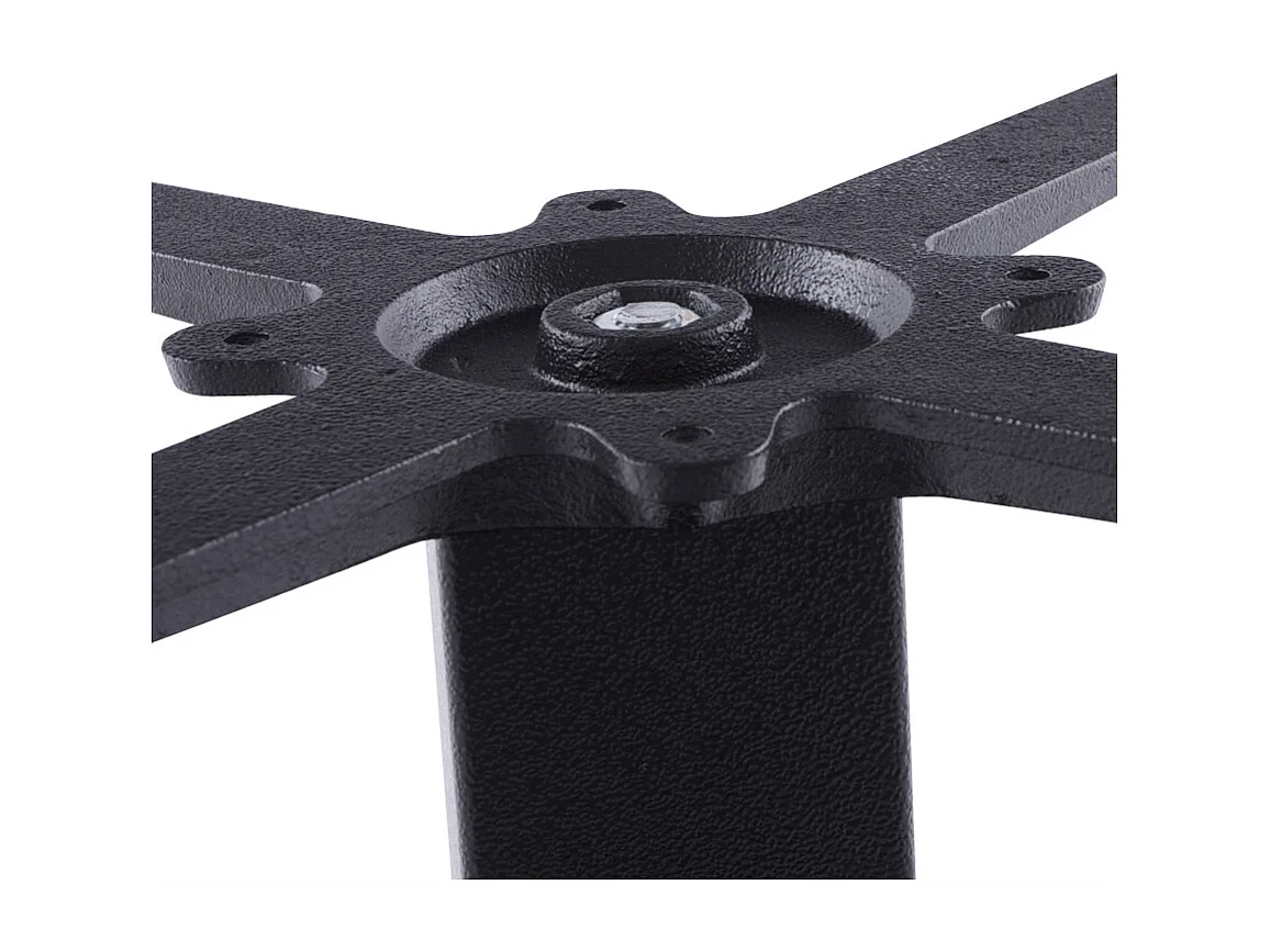 Tischbein - NERO - zwart - 50x50x73 cm