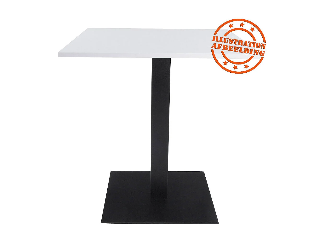 Tischbein - NERO - zwart - 50x50x73 cm