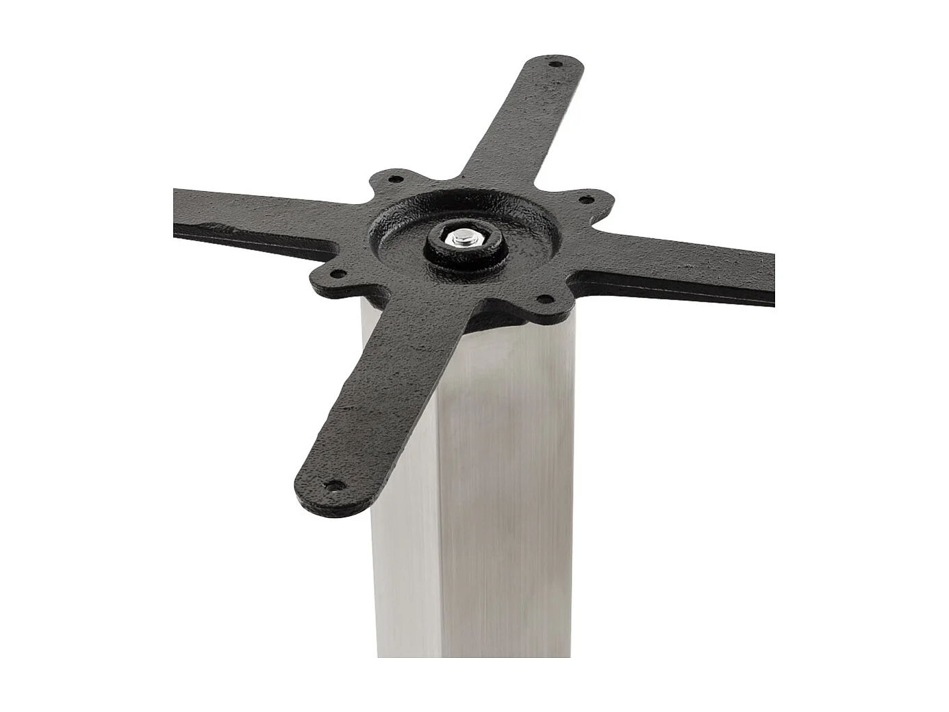 Tischbein - KARO - grau - 50x50x110 cm