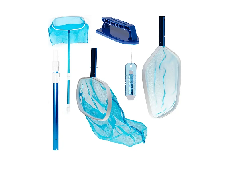 Kit de nettoyage pour piscine avec épuisettes de surfaces et petites brosses - Intex