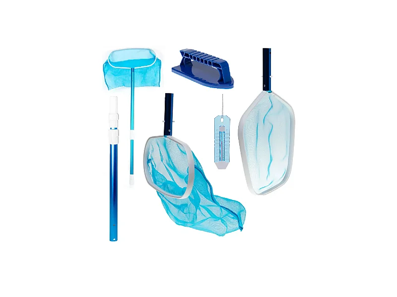 Kit de nettoyage pour piscine avec épuisettes de surfaces et petites brosses - Intex