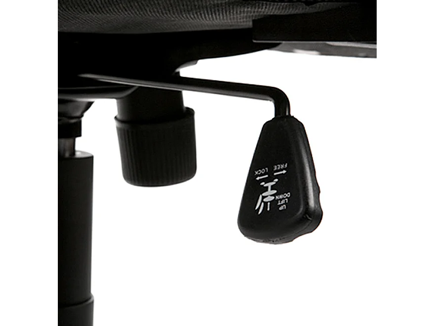 Moderner Bürostuhl - ROMA - zwart - 52x50x131 cm