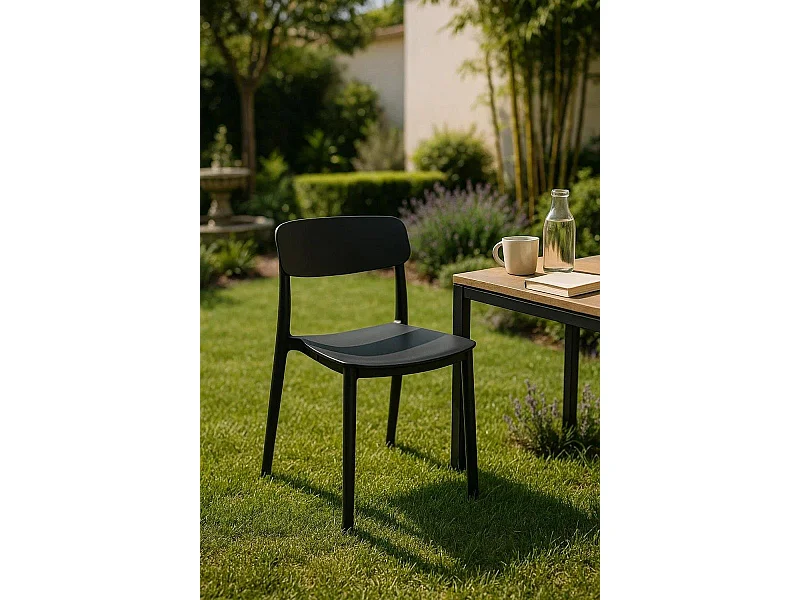 Sillas Jardín - Silla Bri - Negro