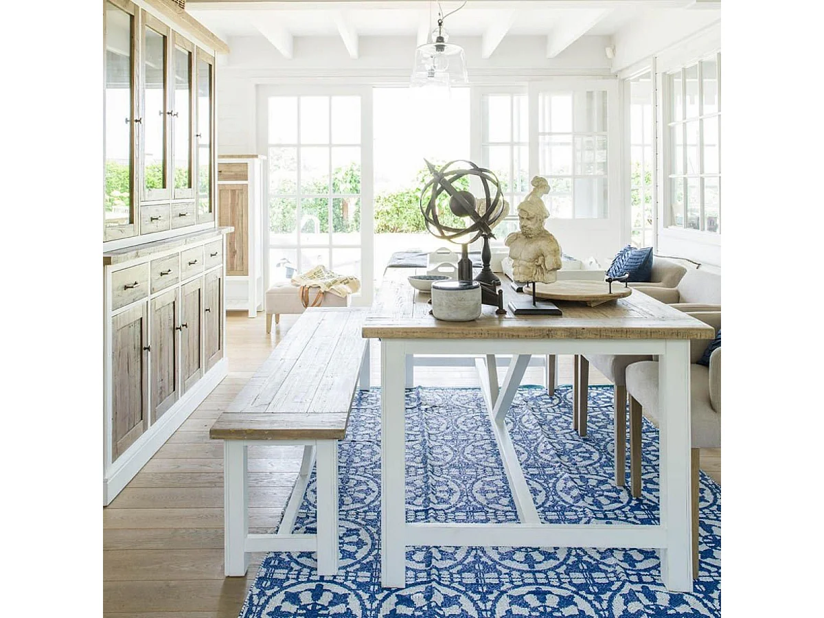 Banc 3 places Bois Blanc - Rivages Interior's