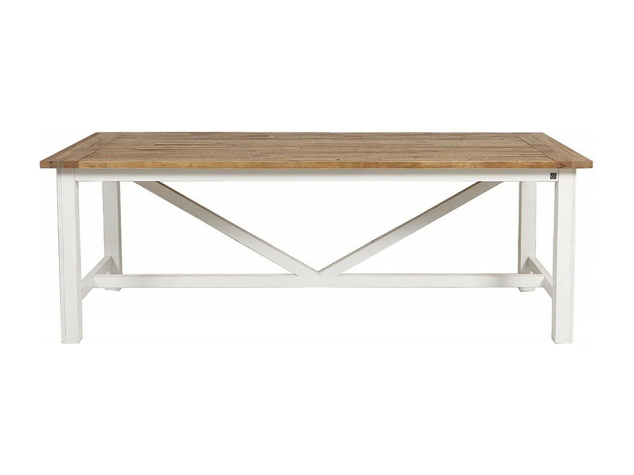 Table rectangulaire Bois Blanc - Rivages Interior's