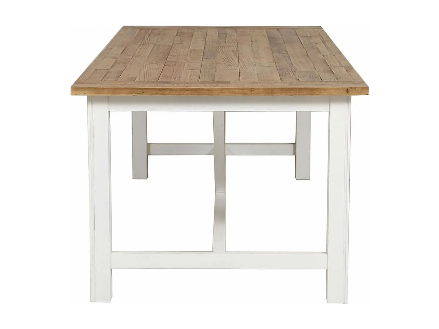 Table rectangulaire Bois Blanc - Rivages Interior's