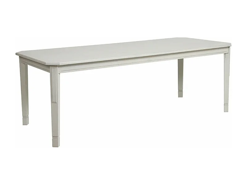 Table rectangulaire Bois Blanc - Bruges Interior's