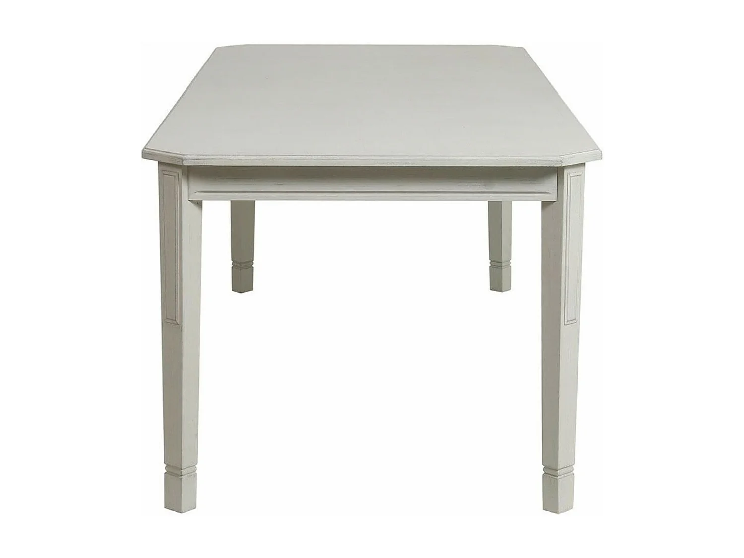 Table rectangulaire MDF Blanc - Bruges Interior's